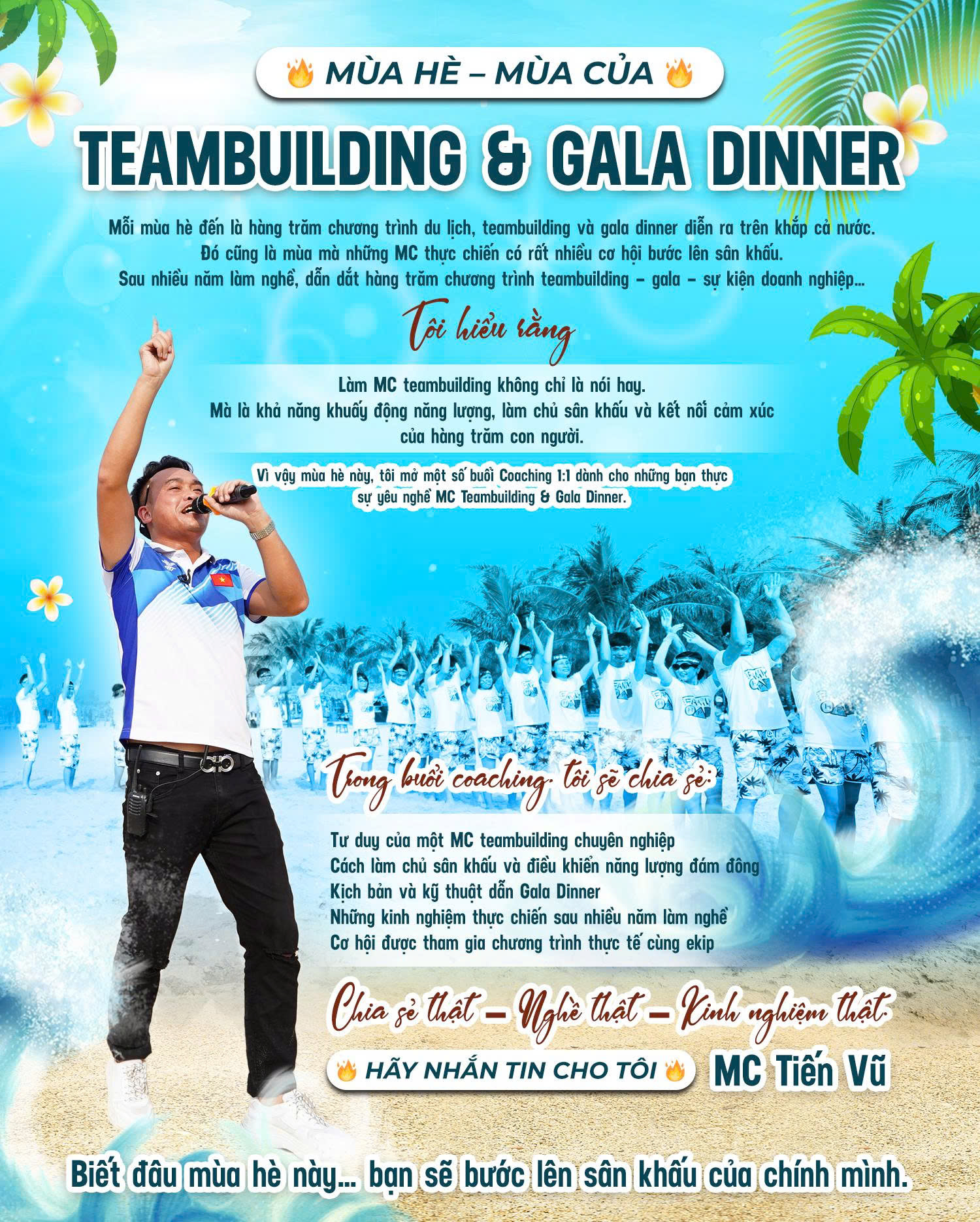Mùa hè, mùa của Teambuilding & Gala Dinner: Khi sân khấu trở thành nơi khẳng định bản lĩnh của người MC
